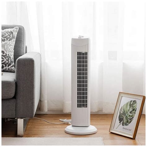 Ventilador De Torre Oscilante Goflame Ventilador Elétrico Portátil Com