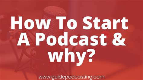 How To Start A Podcast And Why Things To Know Before Starting