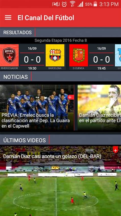 El Canal Del Futbol Aplicaciones De Android En Google Play