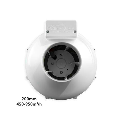 Prima Klima 2 Speed Duct Fan 450 950m3 H 200mm