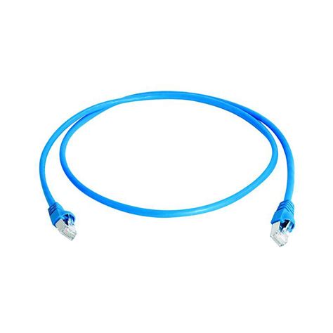 Telegärtner Patchkabel Kat 6A tief S FTP 50 0 m blau 100009129