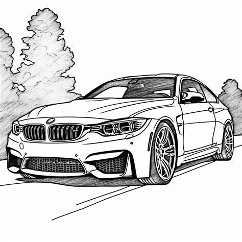 Coloriage De Voiture Bmw