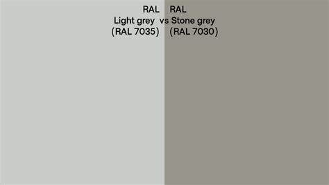 Ral Light Grey Vs Stone Grey Side By Side Comparison