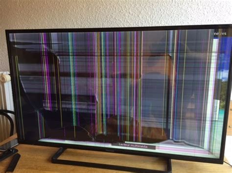 comment changer mon écran tv endommagé Télévision Panasonic