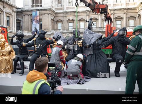 Londra Regno Unito Gennaio Sculture Monumentali Della Prima