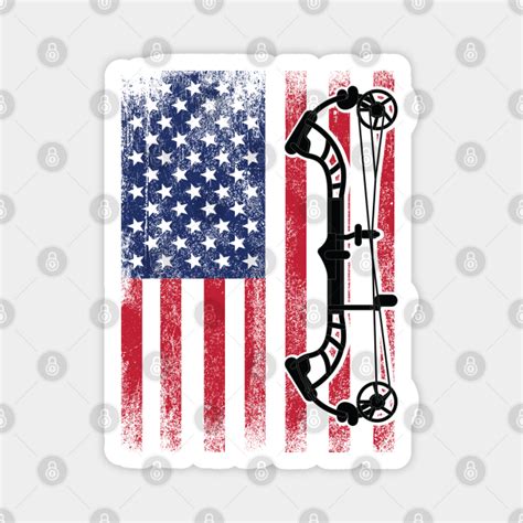 Archery Archery Usa Flag Archery Magnet Teepublic