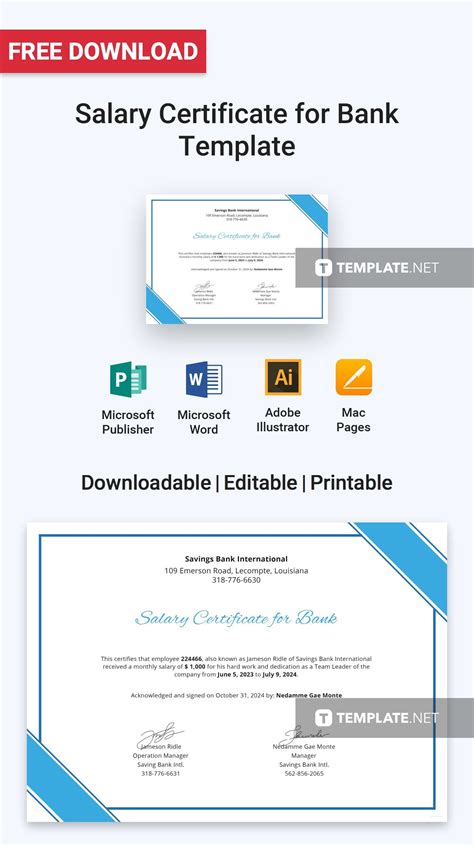 The Certificate For Bank Template Is Shown In Three Different Colors