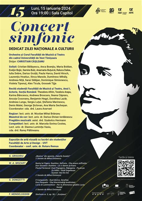 Concert Simfonic Extraordinar Dedicat Zilei Na Ionale A Culturii Uvt