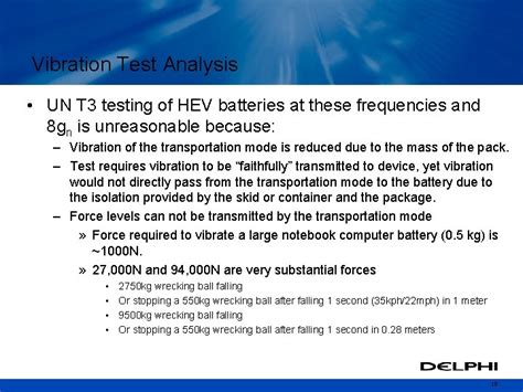 Un Lithiumion Battery Testing Vibration And