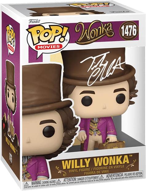 Timothee Chalamet Willy Wonka With Briefcase 1476 Facsimile Signed Reprint Laser Autographed