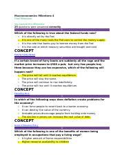 Macroeconomics Milestone Final Docx Macroeconomics Milestone Final