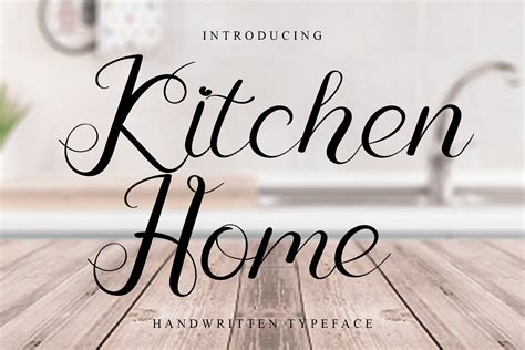 Kitchen Home Font By Babyart · Creative Fabrica