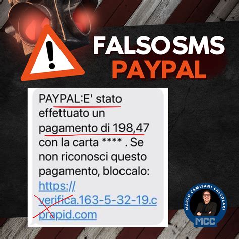 Falso Sms Paypal Marco Camisani Calzolari