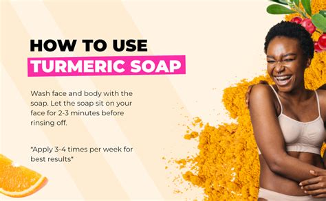 Glo Melanin Organic Turmeric Soap For Dark Spots And Acne Turmeric Soap For Skin