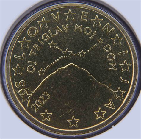 Slovenia 50 Cent Coin 2023 - euro-coins.tv - The Online Eurocoins Catalogue