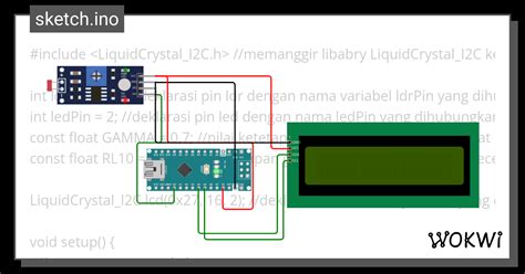 Alat Pendeteksi Intensitas Cahaya Wokwi Esp Stm Arduino Simulator