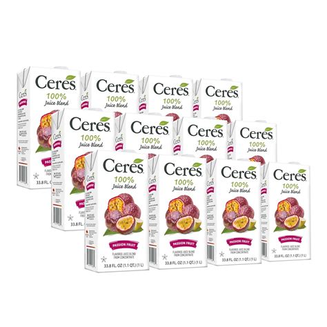 Amazon Ceres All Natural Pure Fruit Juice Blend Passion