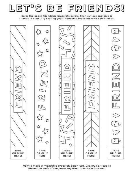 Bracelet Coloring Pages Coloring Pages