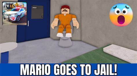 Mario Gets Arrested On Roblox Emergency Response Roleplay Youtube