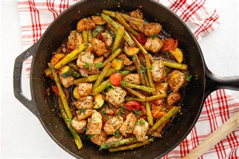 Italian Chicken And Vegetable Skillet Slender Kitchen