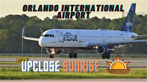 K Plane Spotting Upclose Sunrise Orlando International Airport Mco