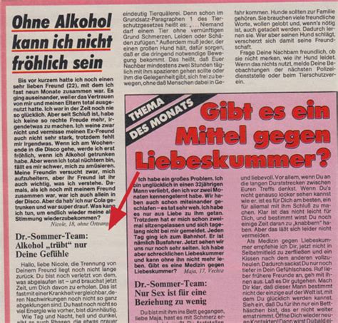 Vongestern Blog Dr Sommer 1990 1993 Muss Nicht Sein