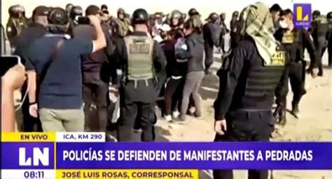 Ica Reportan Un Fallecido Durante Enfrentamientos Por Bloqueos En La