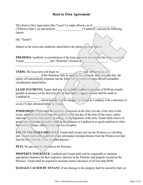 Making Your Own Lease Agreement Printable Form Templates And Letter