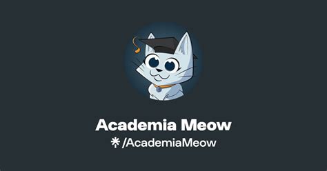 Academia Meow Twitter Instagram Facebook Tiktok Linktree