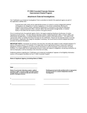 Fillable Online Attachment External Investigations Fax Email Print