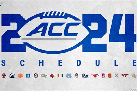 Acc Releases Full 2024 Football Schedule Mega Notes Included