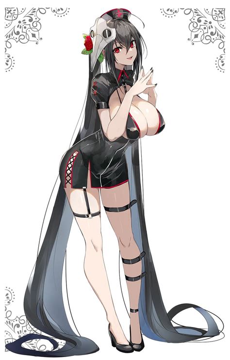 大鳳 アズールレーン 「ナース大鳳 完成 指揮官様、大鳳にウソだけはつかないでくださいね。でないと…」 孟達のイラスト