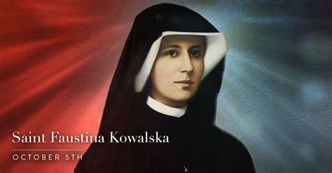 Ocp On Linkedin Today We Celebrate The Memorial Of Saint Faustina Kowalska The Polish