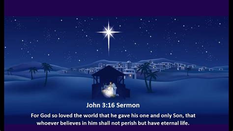 John 3 16 Sermon For God So Love The World A Savior Is Born Love Gift