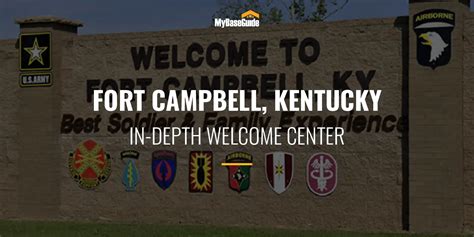 My Base Guide Fort Campbell Kentucky In Depth Welcome Center