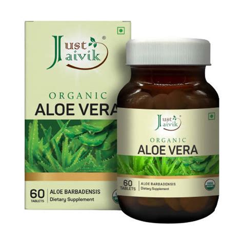 Buy Just Jaivik Organic Aloe Vera Tablets Online At Best Price Distacart