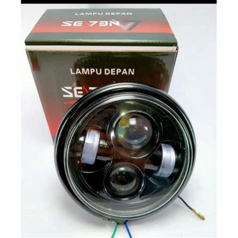 Jual Lampu Depan Reflektor Daymaker Mata Led Inch Hitam Pnp Cb