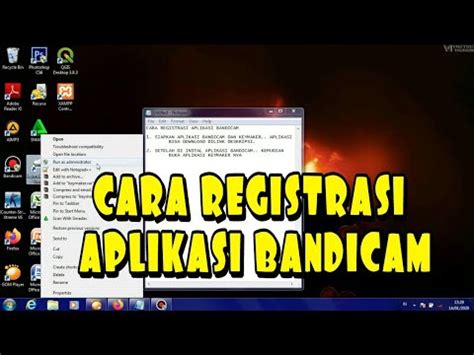 Cara Registrasi Gampang Bandicam Dengan Keymaker YouTube