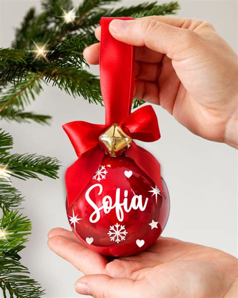 Pallina Di Natale In Plexiglass Trasparente Personalizzata Il Nostro