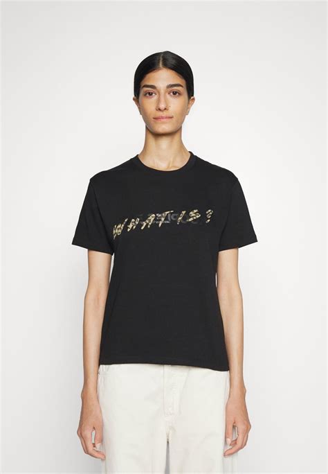 The Kooples Manches Courtes What Is T Shirts Print Blacksort Zalandodk