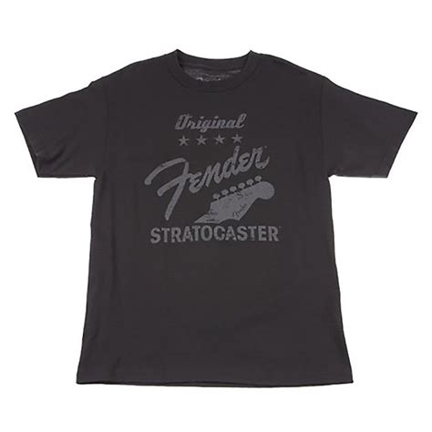 Fender Original Stratocaster Charcoal T Shirt Xl Xtra Reverb