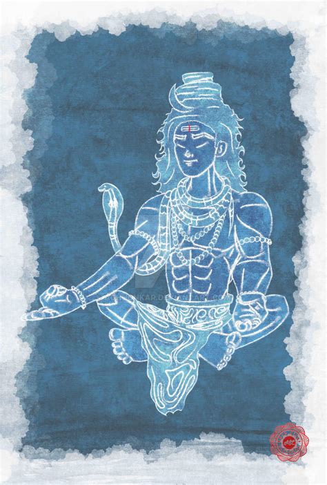 Lord Shiva Meditating Art V3 by Achhonkar on DeviantArt