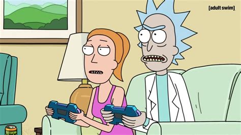 Summer And Rick Play Street Fighter Rick And Morty Adult Swim Youtube