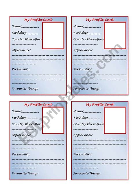 Personal Profile Template - Simple Personal Profile Ppt Template ...