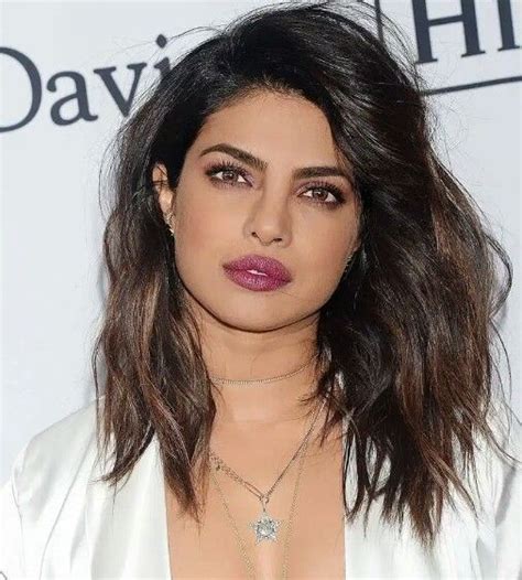 Priyanka Chopra Balayage Hair Dark Hair Inspiration Color Hair Beauty