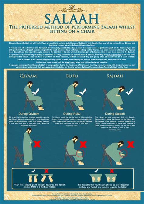 Performing Salah (Prayer) on A Chair - Hanafi Fiqh (General) - IslamicTeachings.org