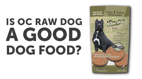 OC Raw › Dog Food Reviews