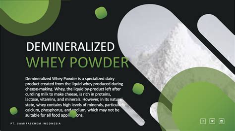 Jual Demineralized Whey Powder Pt Samiraschem Indonesia