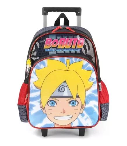 Kit Mochila Naruto Boruto Rodinhas Original Estojo Luxce Frete Gr Tis