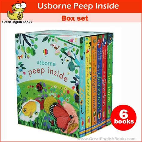 มีกล่องมีเก็บปลายทาง พร้อมส่ง หนังสือบอร์ดบุ๊คชุดใหญ่ Usborne Peep